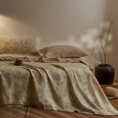 Ownkoti Artistic Vintage Rose Cotton Gauze Quilt - image 1