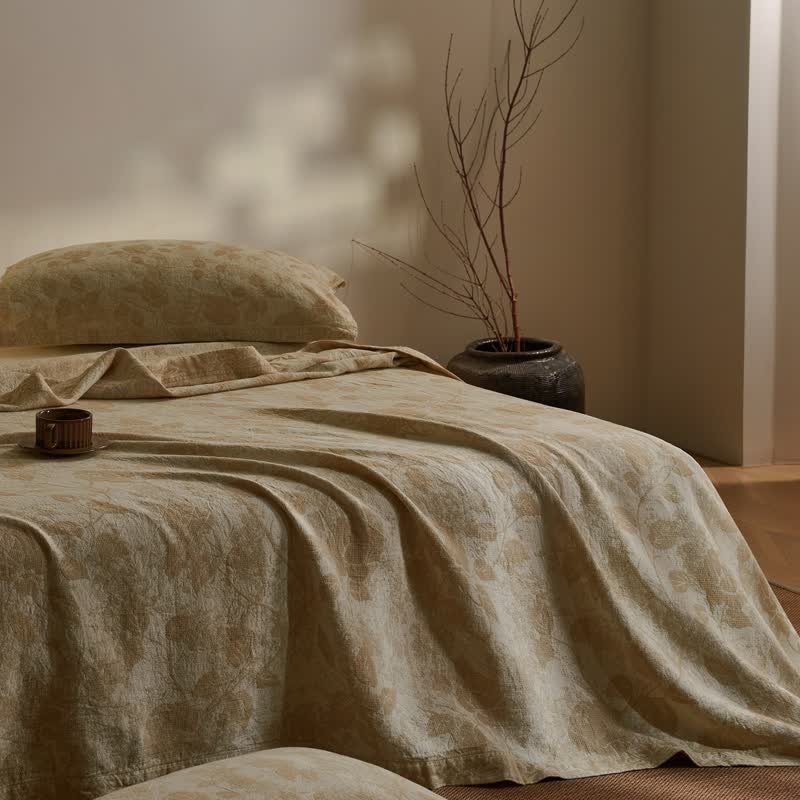 Ownkoti Artistic Vintage Rose Cotton Gauze Quilt - image 2