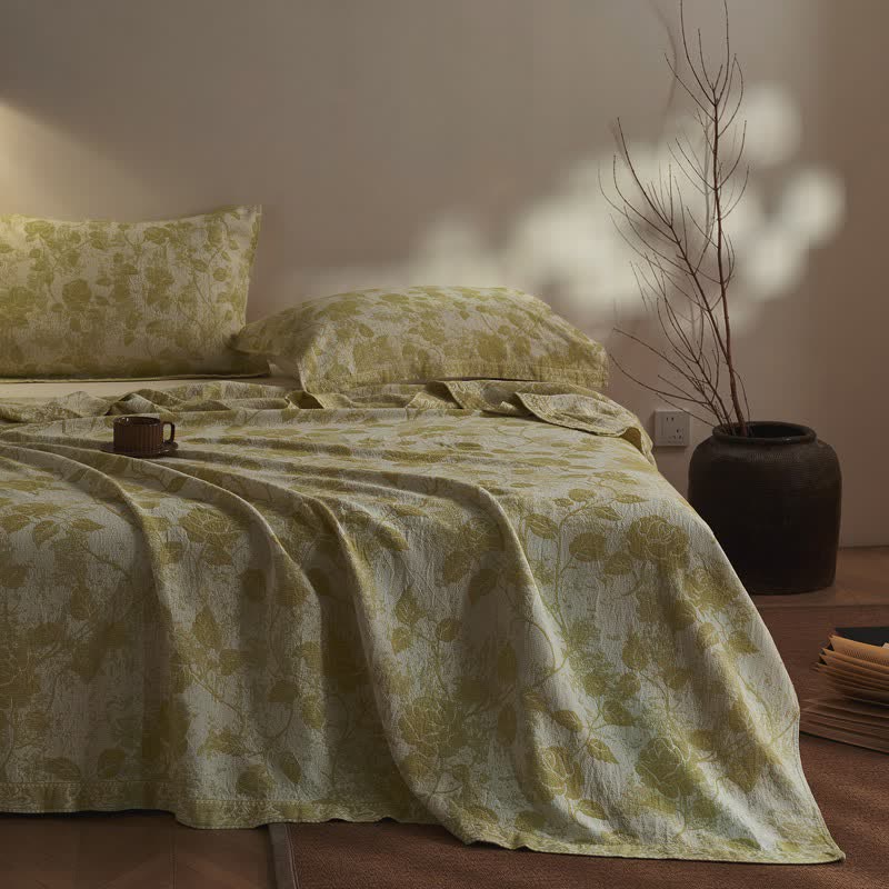 Ownkoti Artistic Vintage Rose Cotton Gauze Quilt - image 7