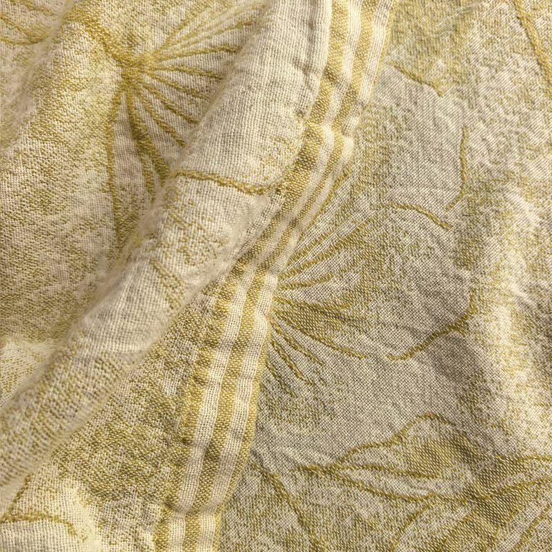Ownkoti Artistic Vintage Leaf Cotton Gauze Quilt - image 7