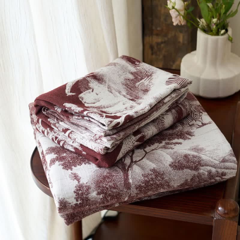 Ownkoti Country Toile Pure Cotton Sheet Bedspread - image 6
