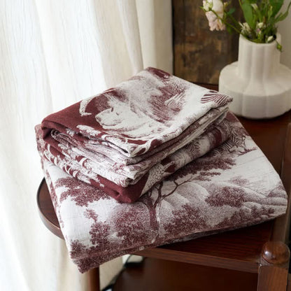 Ownkoti Country Toile Pure Cotton Sheet Bedspread - image 6