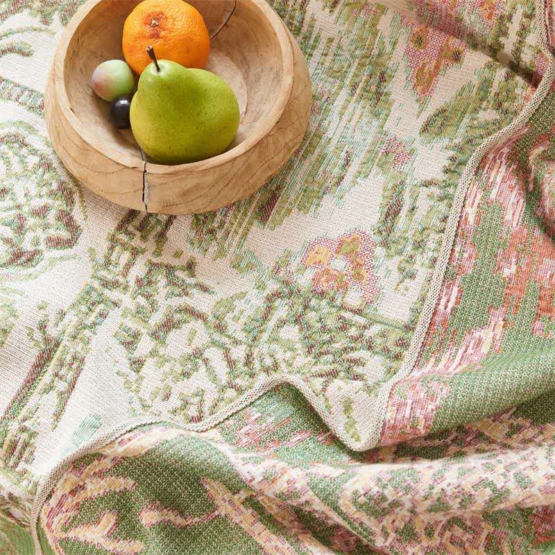 Ownkoti Floral Patchwork Cotton Gauze Quilt Blanket - image 4
