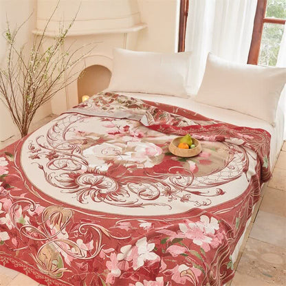 Ownkoti Medallion Floral Cotton Gauze Quilt Blanket - image 3
