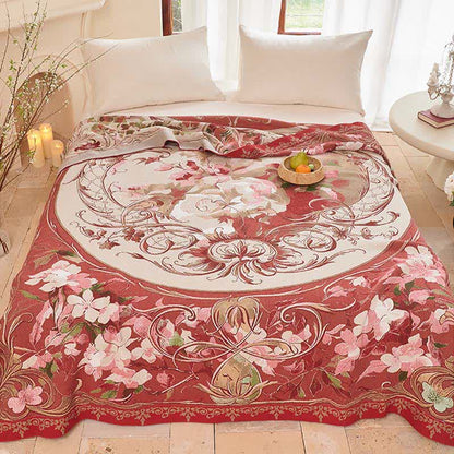 Ownkoti Medallion Floral Cotton Gauze Quilt Blanket - image 2