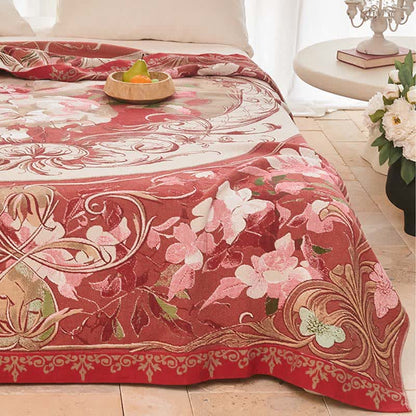 Ownkoti Medallion Floral Cotton Gauze Quilt Blanket - image 5