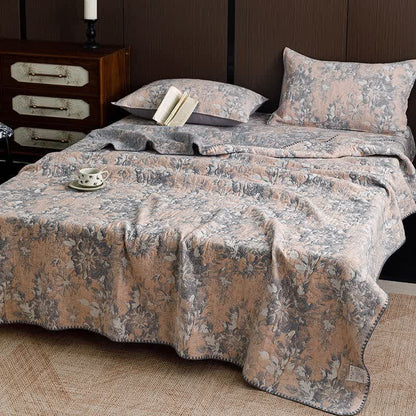 Ownkoti Vintage Floral Three-Layer Cotton Gauze Quilt - image 1