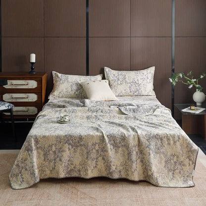 Ownkoti Vintage Floral Three-Layer Cotton Gauze Quilt - image 7