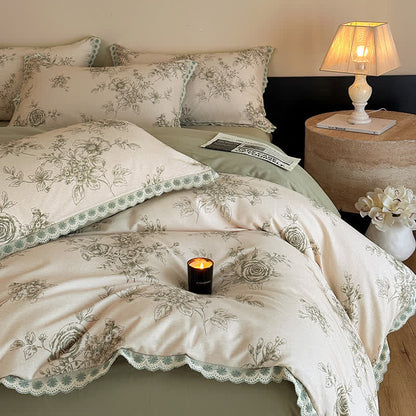 Ownkoti Romantic Garden Cotton Duvet Cover Set - image 4