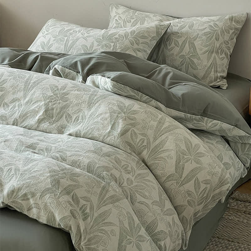 Ownkoti Botanical Cotton Triple Gauze Bedding Set(4PCS) - King - image 0