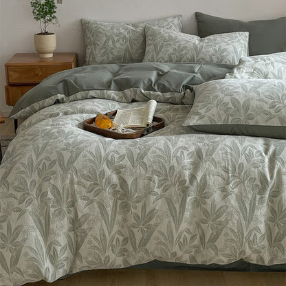 Ownkoti Botanical Cotton Triple Gauze Bedding Set(4PCS) - image 1