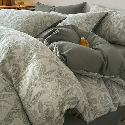 Ownkoti Botanical Cotton Triple Gauze Bedding Set(4PCS) - image 3