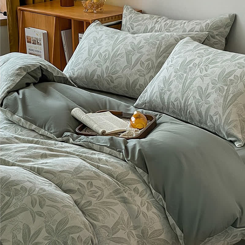 Ownkoti Botanical Cotton Triple Gauze Bedding Set(4PCS) - image 5