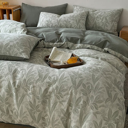 Ownkoti Botanical Cotton Triple Gauze Bedding Set(4PCS) - image 4