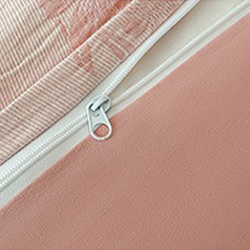 Ownkoti Yarn-Dyed Jacquard Cotton Gauze Bedding Set(4PCS) - image 7