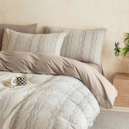 Ownkoti Shabby Chic Cotton Gauze Bedding Set(4PCS) - image 17