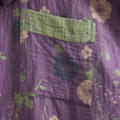 Ownkoti Garden Floral Organic Cotton Kimono Robe - image 12