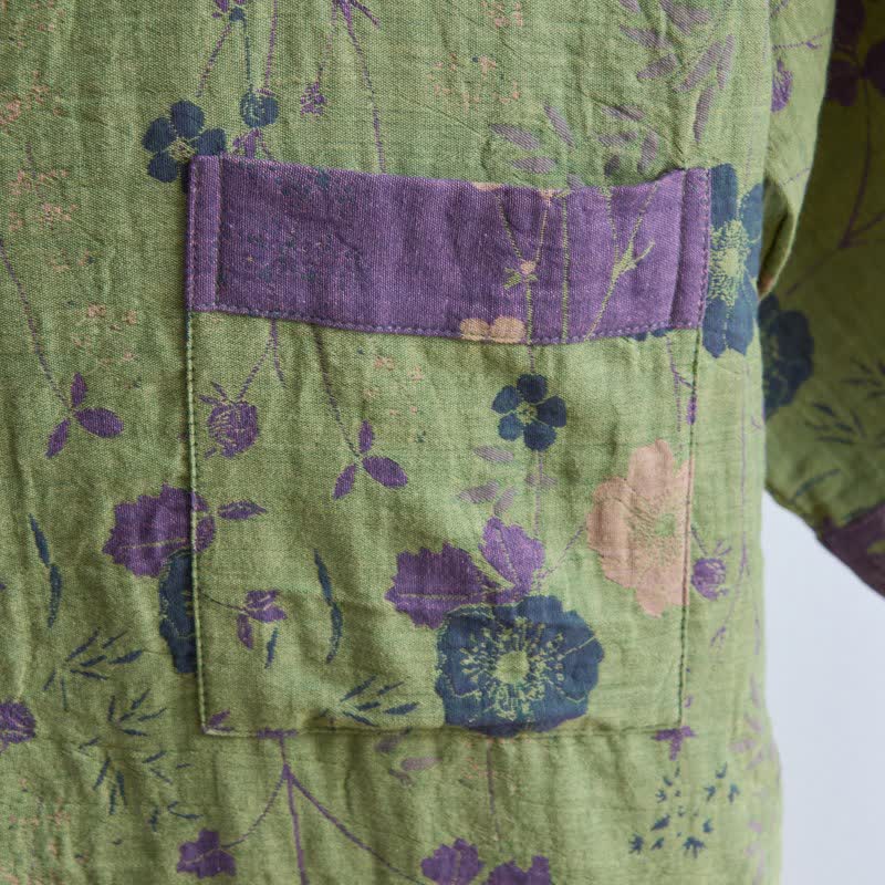 Ownkoti Garden Floral Organic Cotton Kimono Robe - image 21