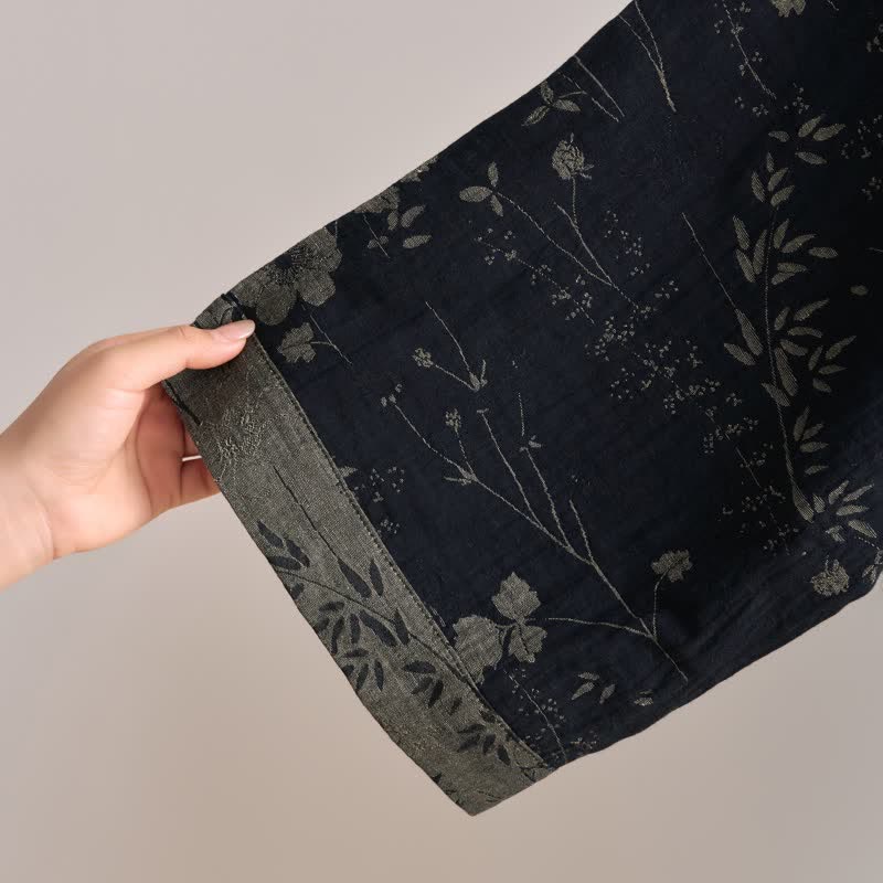 Ownkoti Garden Floral Organic Cotton Kimono Robe - image 3