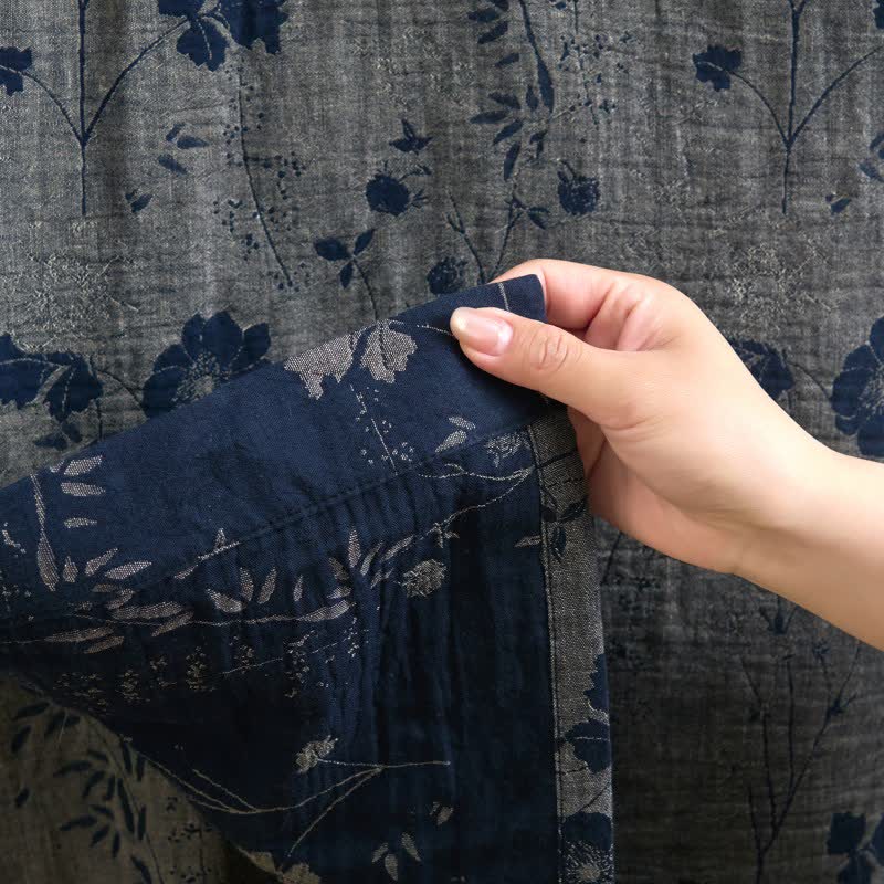 Ownkoti Garden Floral Organic Cotton Kimono Robe - image 29