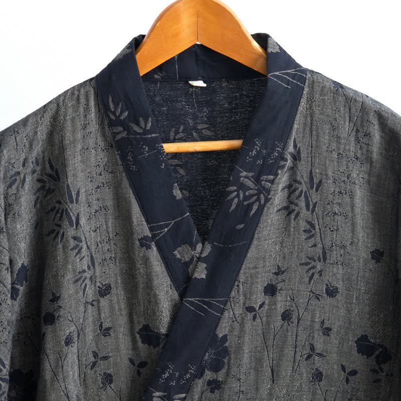 Ownkoti Garden Floral Organic Cotton Kimono Robe - image 25