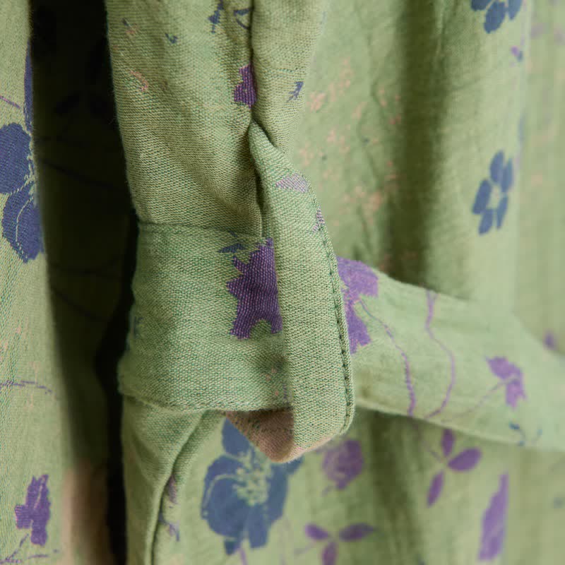 Ownkoti Garden Floral Organic Cotton Kimono Robe - image 22