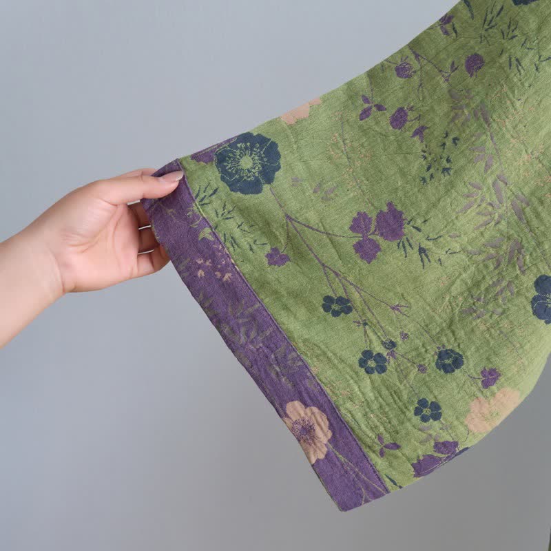Ownkoti Garden Floral Organic Cotton Kimono Robe - image 19