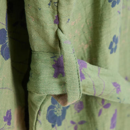 Ownkoti Garden Floral Organic Cotton Kimono Robe - image 22