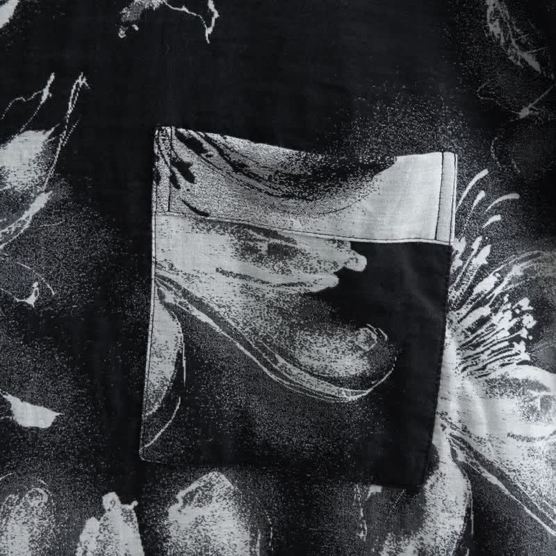 Ownkoti Watercolor Floral Organic Cotton Kimono Robe - image 31