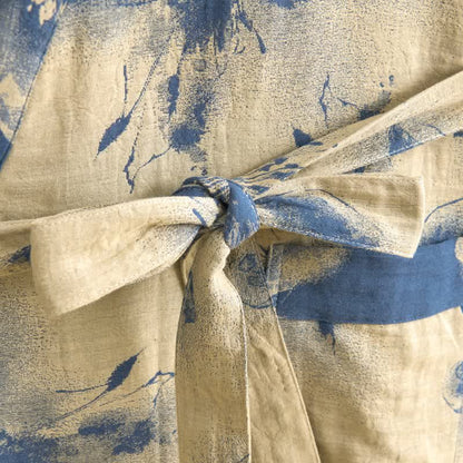 Ownkoti Watercolor Floral Organic Cotton Kimono Robe - image 10