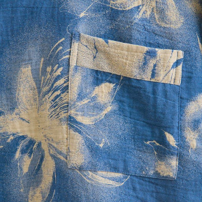 Ownkoti Watercolor Floral Organic Cotton Kimono Robe - image 3