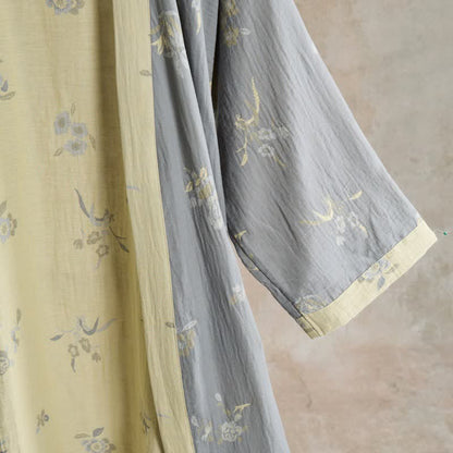 Ownkoti Elegant Floral Cotton Gauze Kimono Robe - image 5
