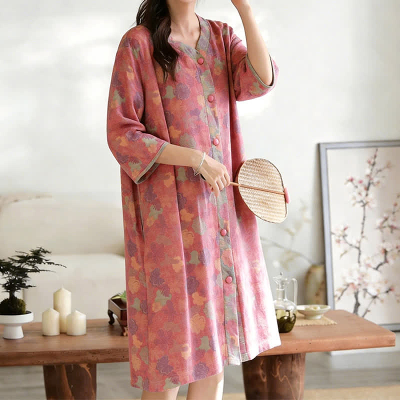 cotton lounge dress Libby Lounge Dress - Cotton - Floret