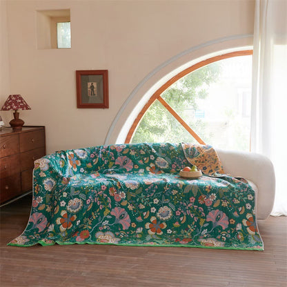Ownkoti Farmhouse Botanical Reversible Gauze Quilt - image 3