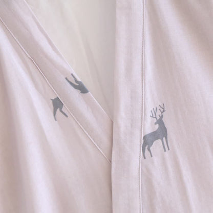 Ownkoti Couple Matching Deer Cotton Loungewear Set - image 5