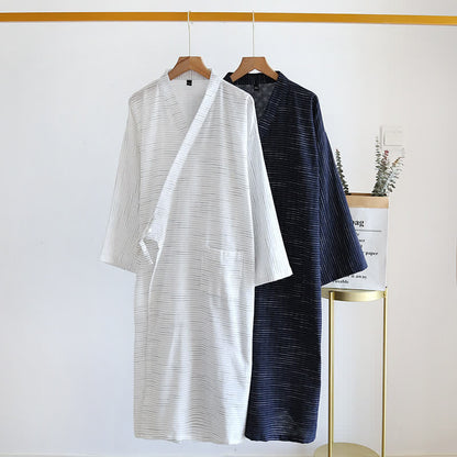 Ownkoti Unisex Cotton Gauze Kimono Lounge Robe - image 0