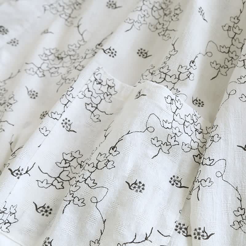 Ownkoti Unisex Floral Cotton Kimono Lounge Robe - image 11