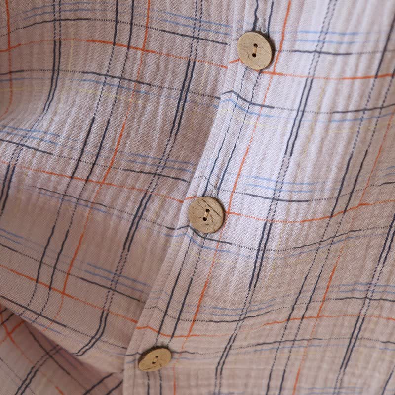 Ownkoti Colorful Stripe Check Cotton Matching Pajamas - image 21