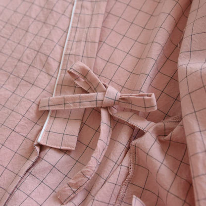 Ownkoti Couple Matching Gird Cotton Kimono Pajamas - image 14