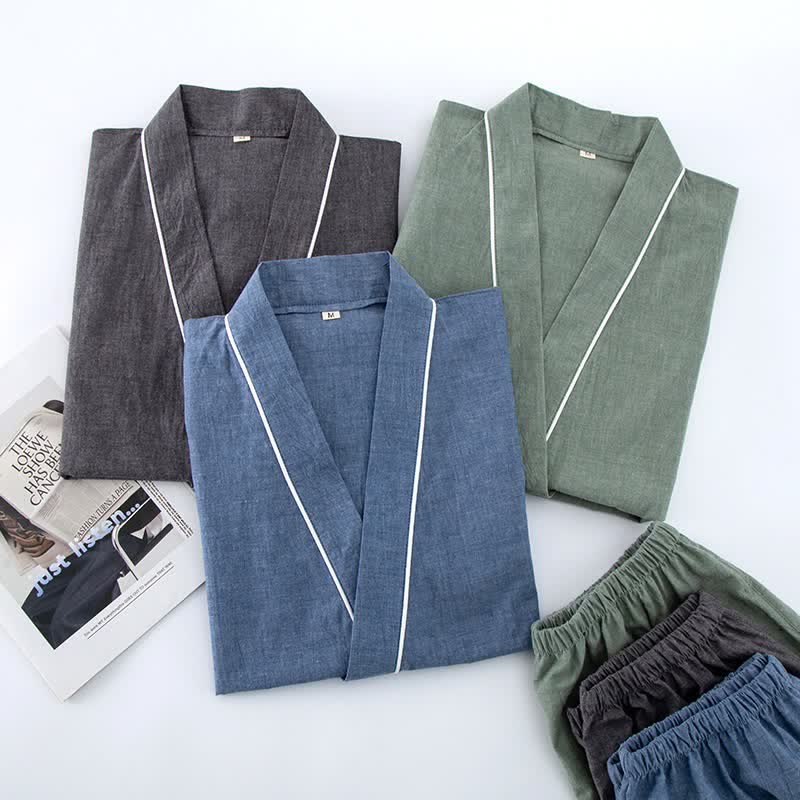 Ownkoti Unisex Solid Cotton Short Sleeve Pajamas - image 1