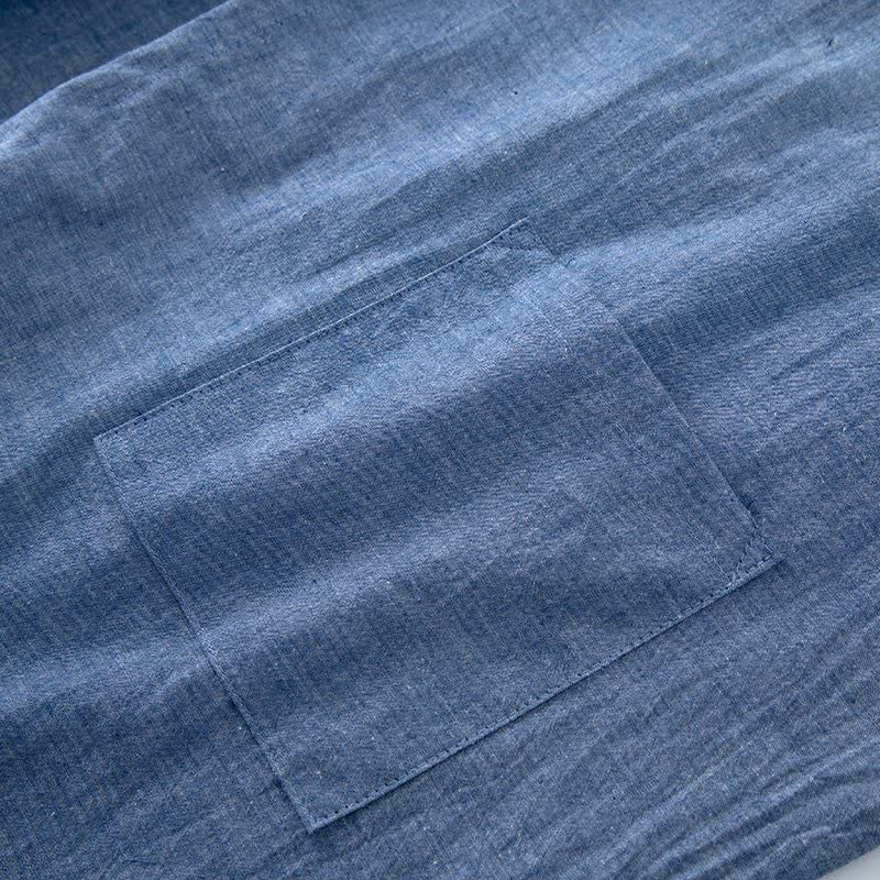 Ownkoti Unisex Solid Cotton Short Sleeve Pajamas - image 11