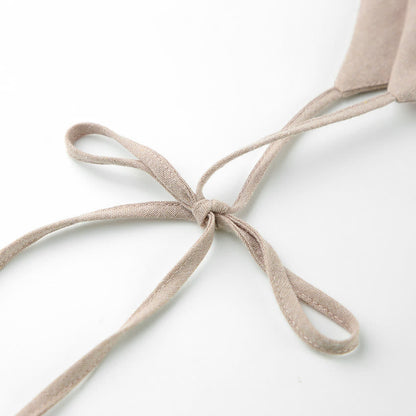 Ownkoti Casual Cotton Linen Tie Strap Nightdress - image 8