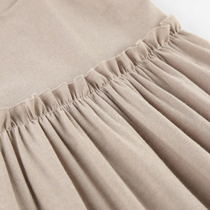 Ownkoti Casual Cotton Linen Tie Strap Nightdress - image 9