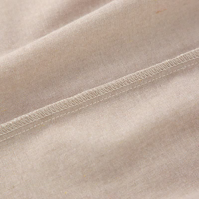 Ownkoti Casual Cotton Linen Tie Strap Nightdress - image 10