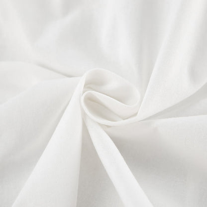 Ownkoti White Cotton Tie Neck Loungewear Dress - image 5