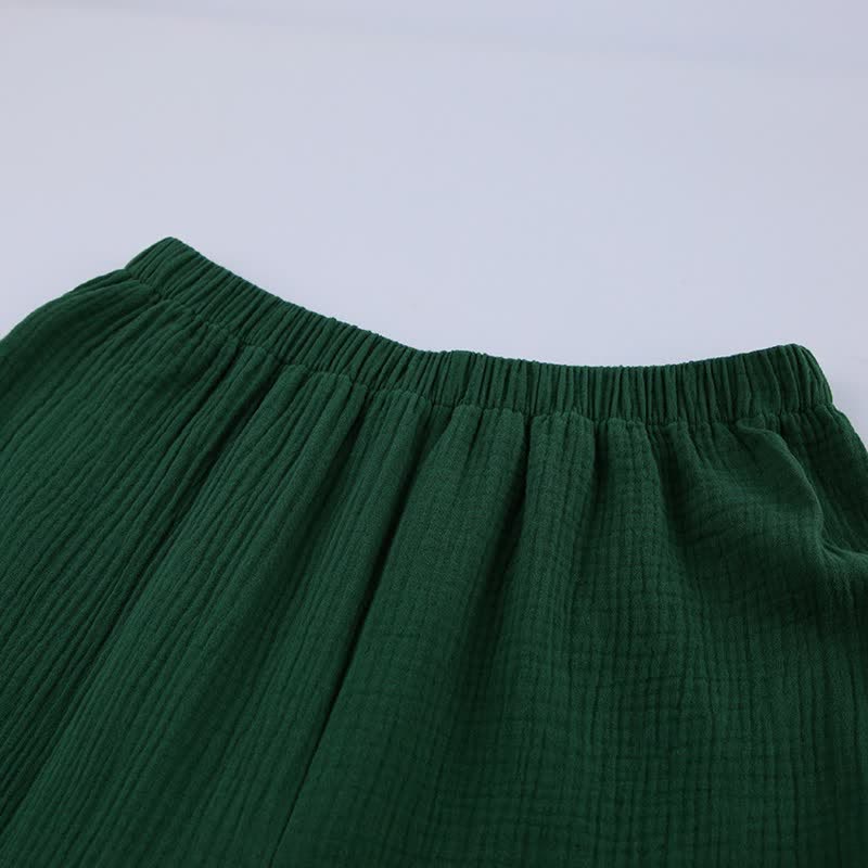 Ownkoti Solid Color Cotton Gauze Kimono Pajamas - image 13