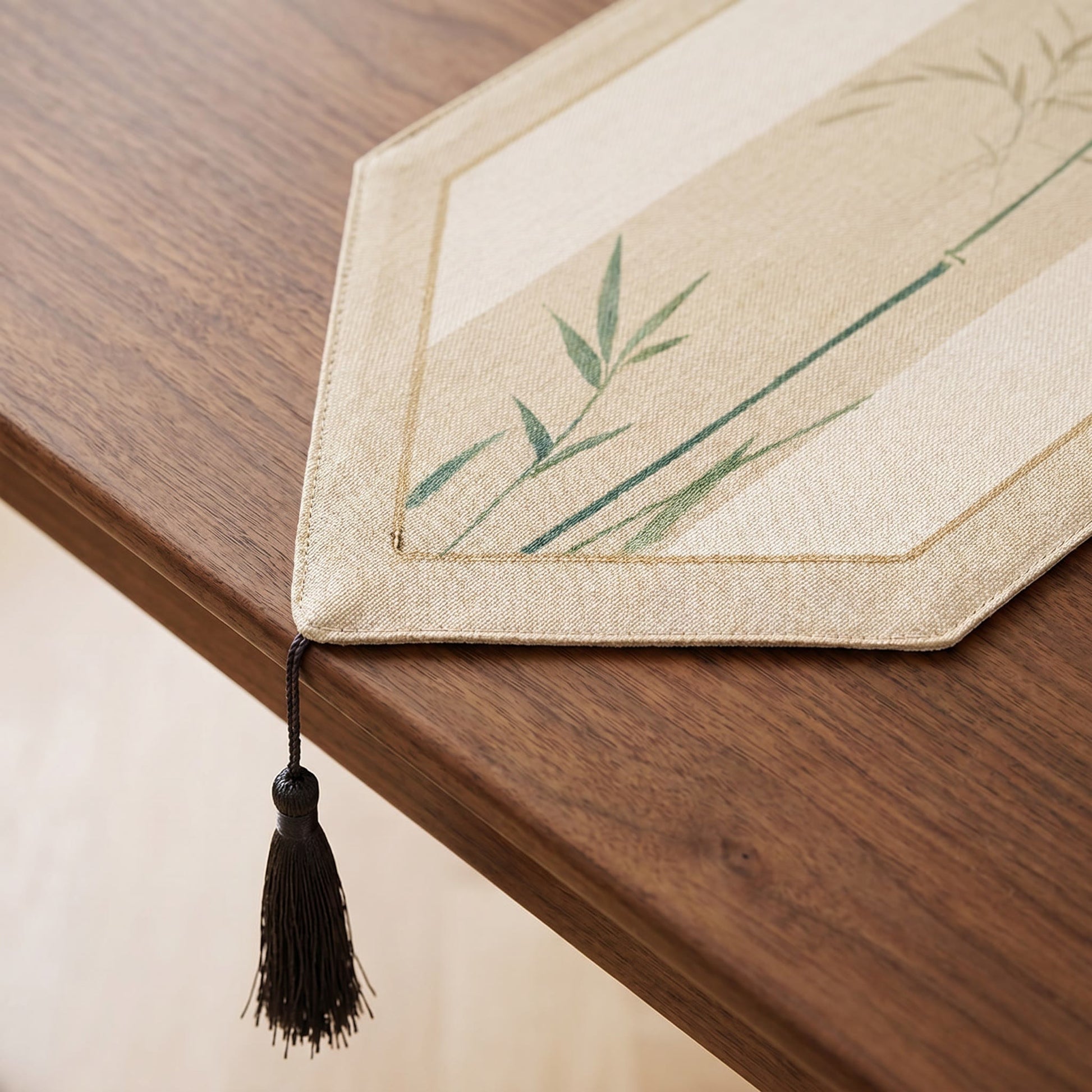 Ownkoti Elegant Ink-Wash Bamboo Table Runner - image 3