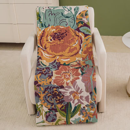 Ownkoti Bohemian Blooming Floral Cotton Quilt Blanket - image 3