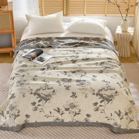 Ownkoti Vintage Floral Cotton Quilt Blanket - Queen - image 0