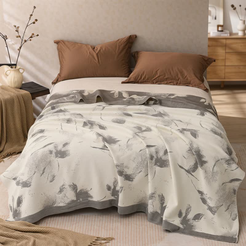 Ownkoti Artistic Pattern Cotton Quilt Blanket - image 1